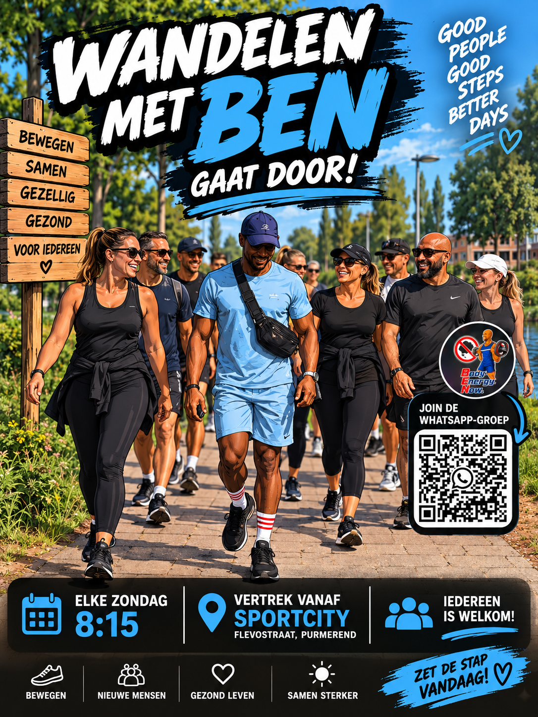Zonlicht door de bomen op een bospad